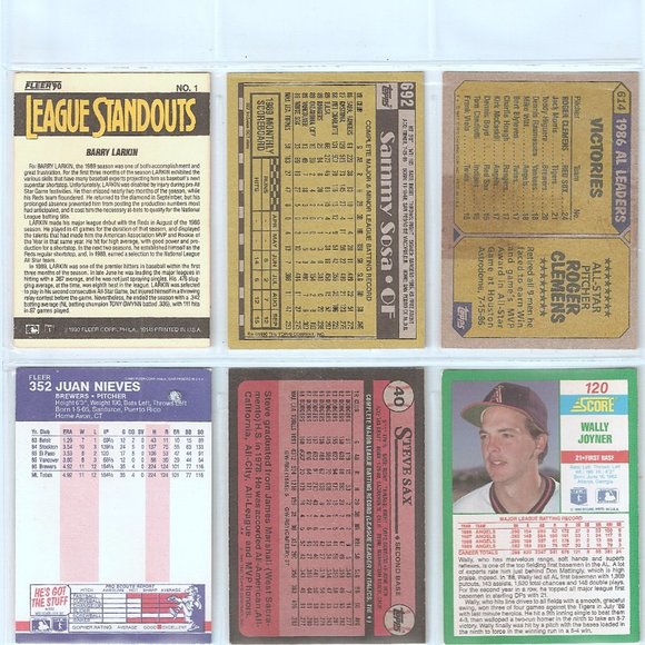 Baseball Cards Set Sports Trading Cards Lot of 150 - Picture 3 of 6
